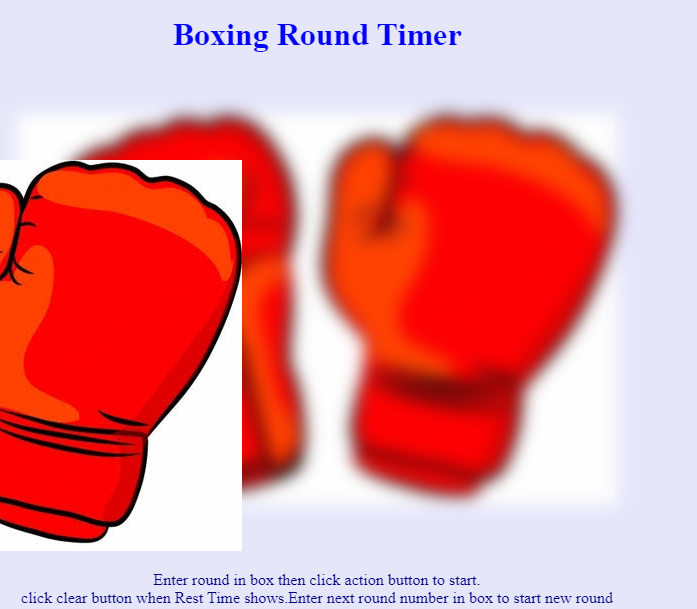Boxing timer
