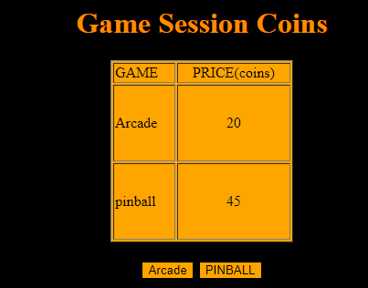 Game coins tracker